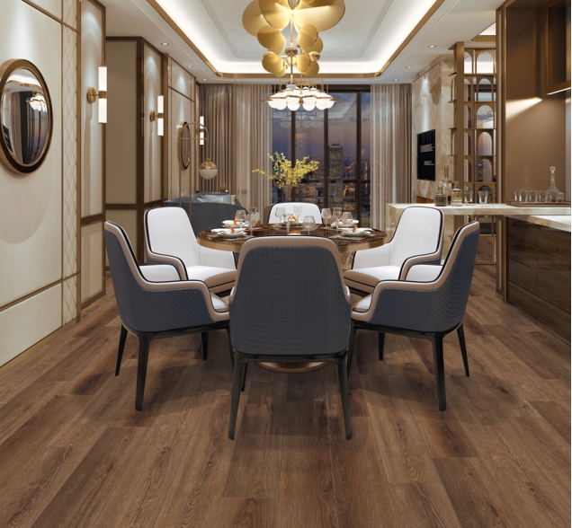 SPC ламинат "CronaFloor" Wood 4V Дуб Регин (1200*180*4 мм) — купить в Орске