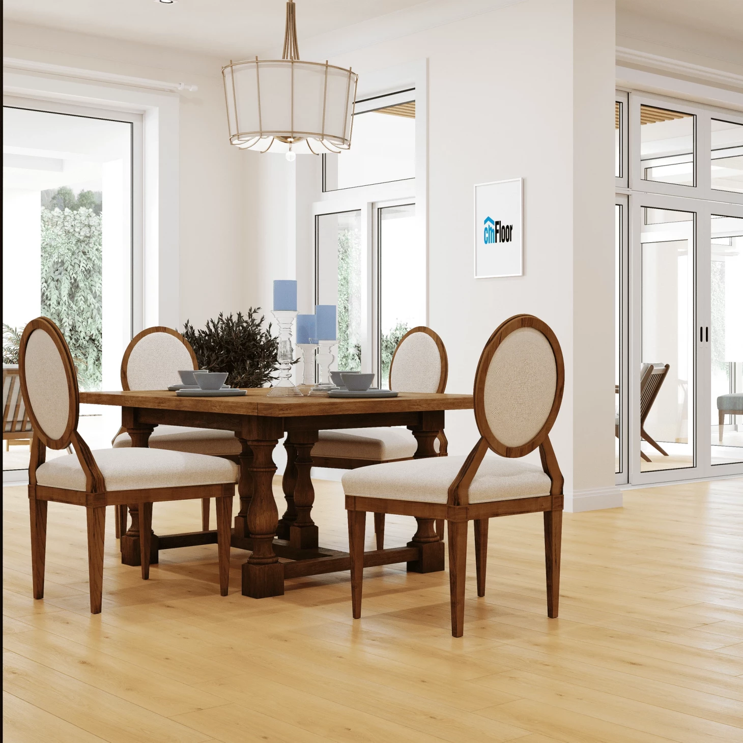 SPC плитка для пола Дуб Орегон (1220*180*4 мм) — купить в Орске