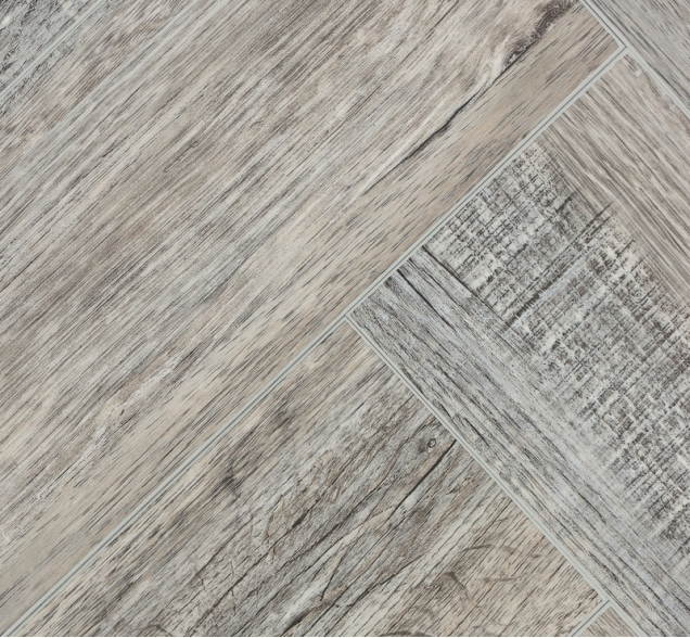 Виниловый ламинат SPC "Cronafloor" Herringbone Дуб Реймс (640*128*4,5 мм) — купить в Орске