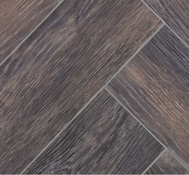 Виниловый ламинат SPC "Cronafloor" Herringbone Дуб Бордо (640*128*4,5 мм) — купить в Орске