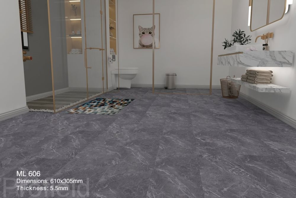 SPC ламинат "Profield" Грей марбл (305*610*5,5 мм) — купить в Орске