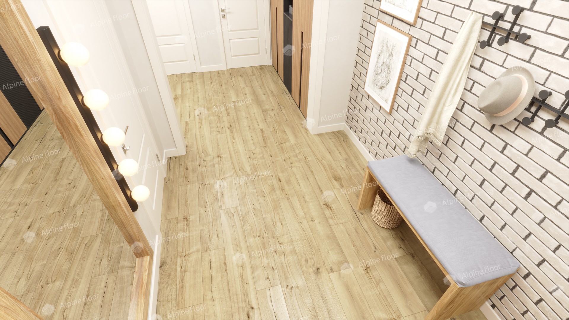 Ламинат "Alpine Floor" Дуб Эмпуриабрава (1285*192*8 мм) — купить в Орске