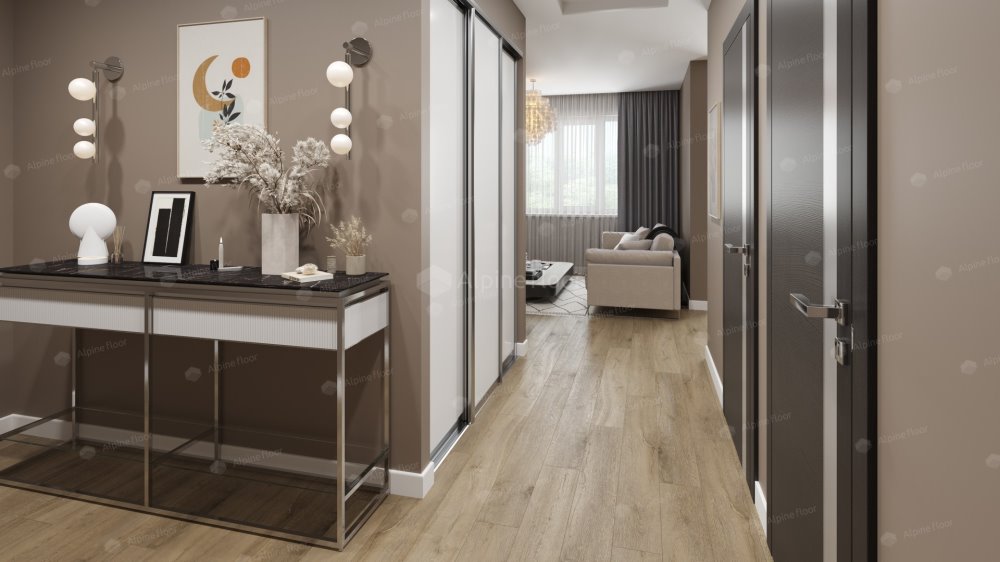 SPC Ламинат "Alpine Floor" Дуб млечный (1524*180*8 мм) — купить в Орске