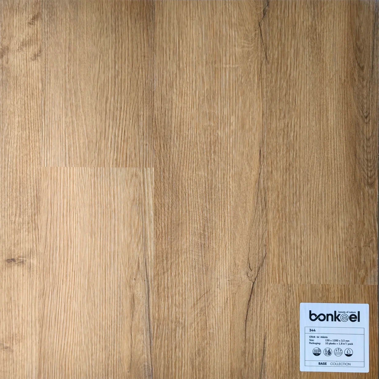 Плитка ПВХ "Bonkeel" Base New 344 (1220*150*3,5 мм) — купить в Орске