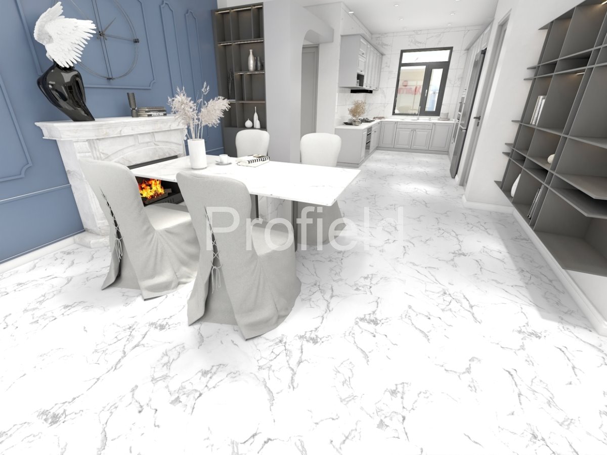 HSPC ламинат "Profield" Камень белый (610*305*5,5 мм) — купить в Орске