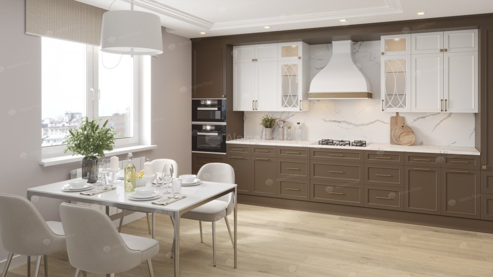 SPC Ламинат "Alpine Floor" Дуб капучино (1524*180*8 мм) — купить в Орске