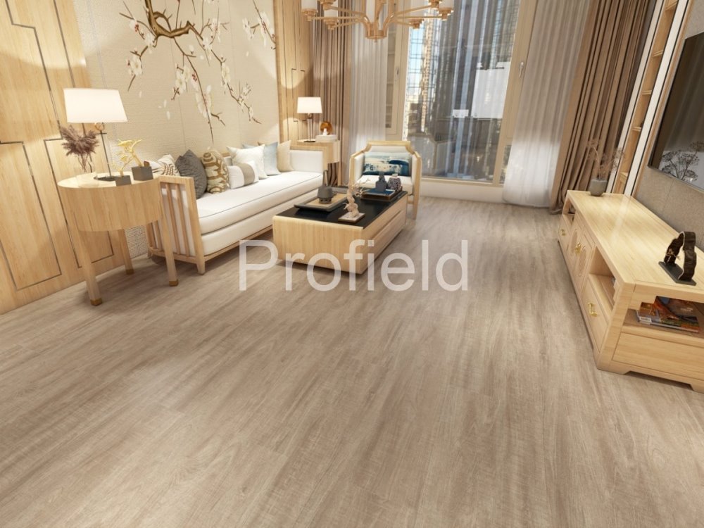 HSPC ламинат "Profield" Тик натуральный (1200*228*5,5 мм) — купить в Орске