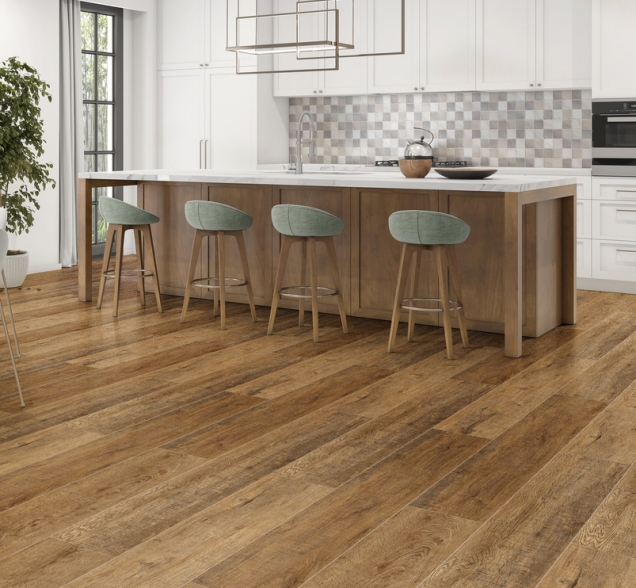 SPC ламинат "CronaFloor" Wood 4V Дуб Робуста (1200*180*4 мм) — купить в Орске