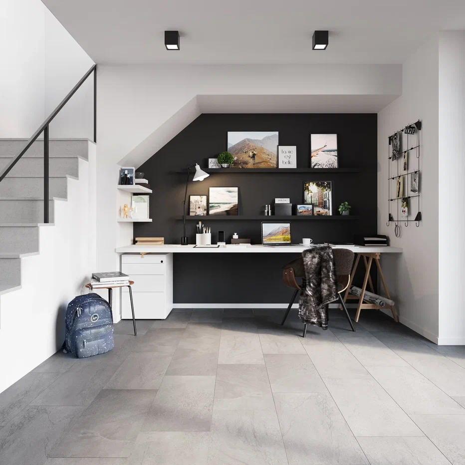 SPC ламинат "Invictus" Groovy Granite Steel (603*298*6мм) — купить в Орске