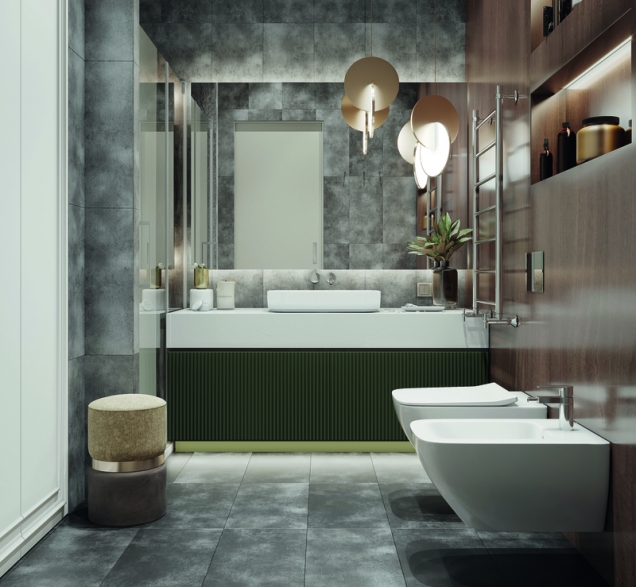 SPC ламинат "CronaFloor" Stone 4V Торнадо Серый (600*300*4 мм) — купить в Орске