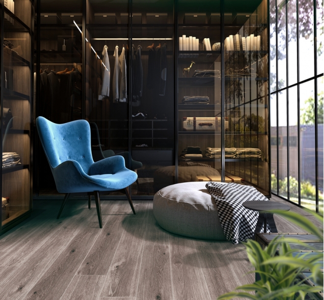 SPC ламинат "CronaFloor" Wood 4V Дуб Хельсинки (1200*180*4 мм) — купить в Орске