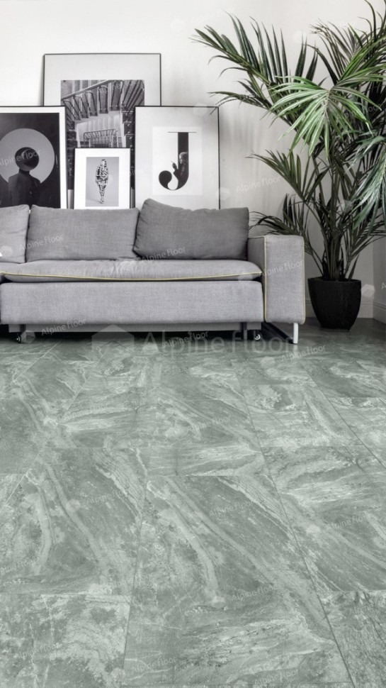 Виниловая плитка "Alpine Floor" Light Stone Хэмпшир (608*303*2,5 мм) — купить в Орске