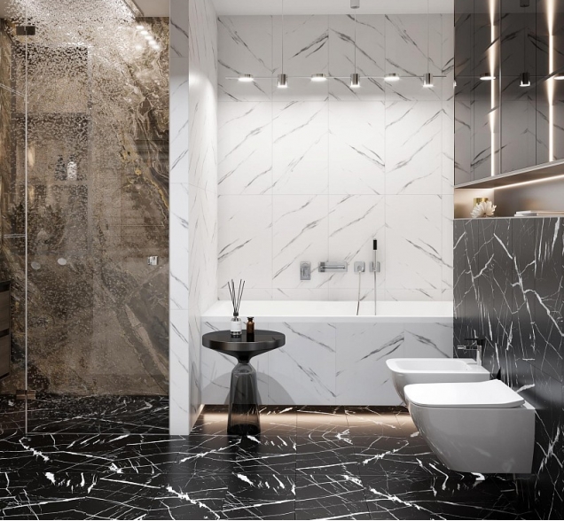 SPC ламинат "CronaFloor" Stone 4V Ноче (600*300*4 мм) — купить в Орске