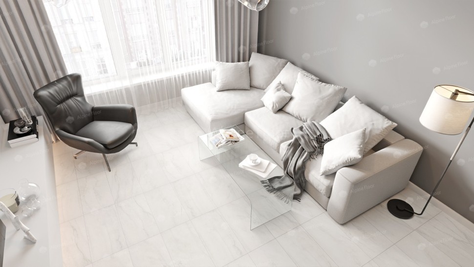 Виниловая плитка "Alpine Floor" Light Stone Брайс (608*303*2,5 мм) — купить в Орске