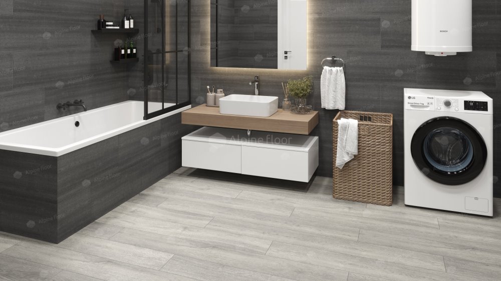 SPC Ламинат "Alpine Floor" Дуб платина (1524*180*8 мм) — купить в Орске