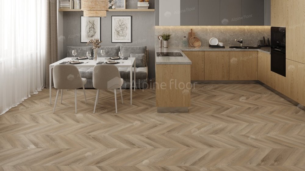 LVT плитка "Alpine Floor" Дуб Синистра (555*127*2,5 мм) — купить в Орске