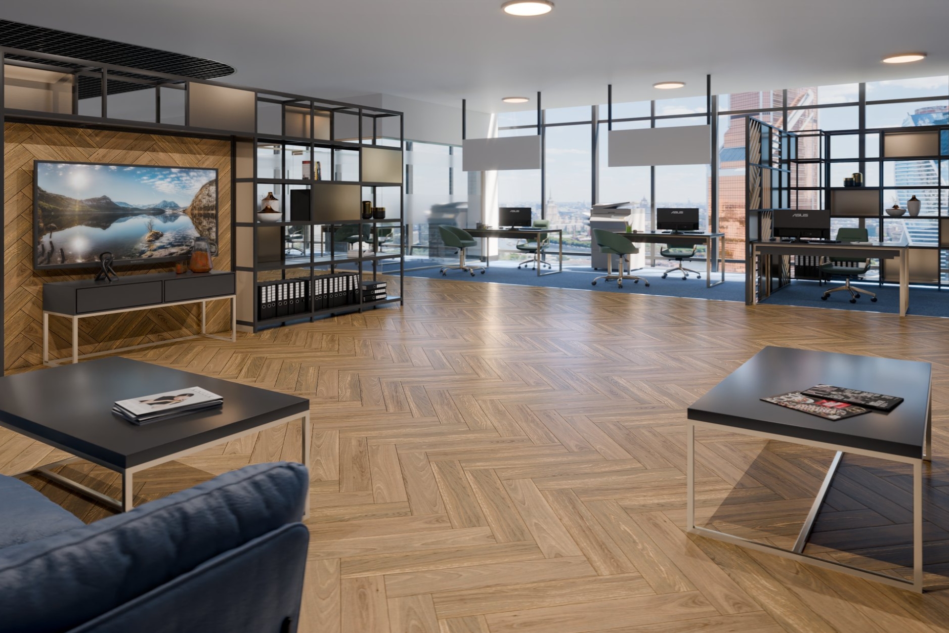 Инженерный паркет «Damy Floor» Натуральный (укладка елочкой) — купить в Орске