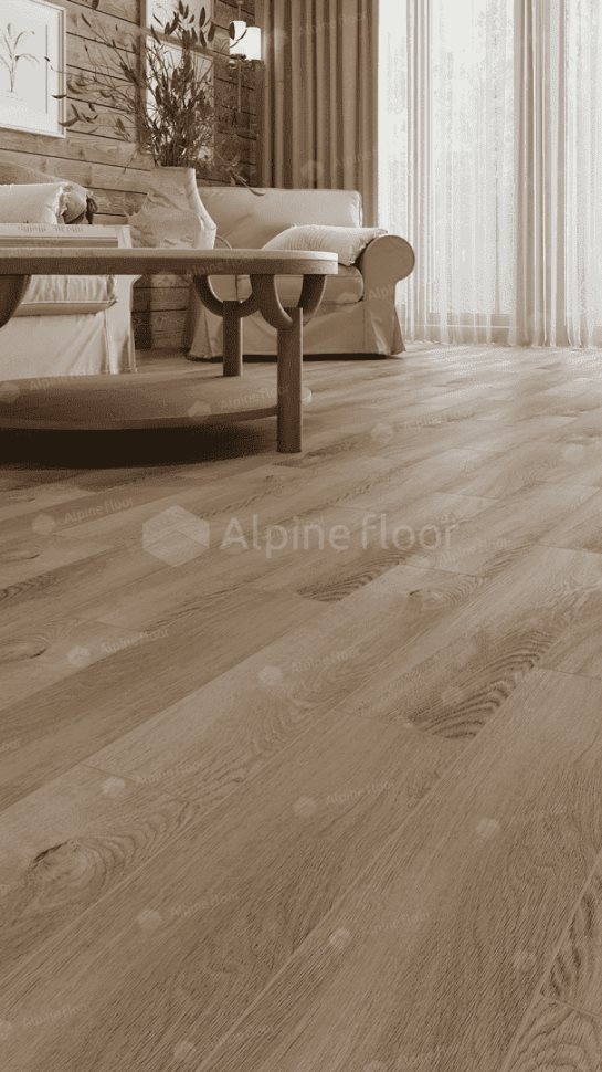 Виниловый ламинат "Alpine Floor" Parquet Light Дуб Синистра (600*125*4 мм) — купить в Орске