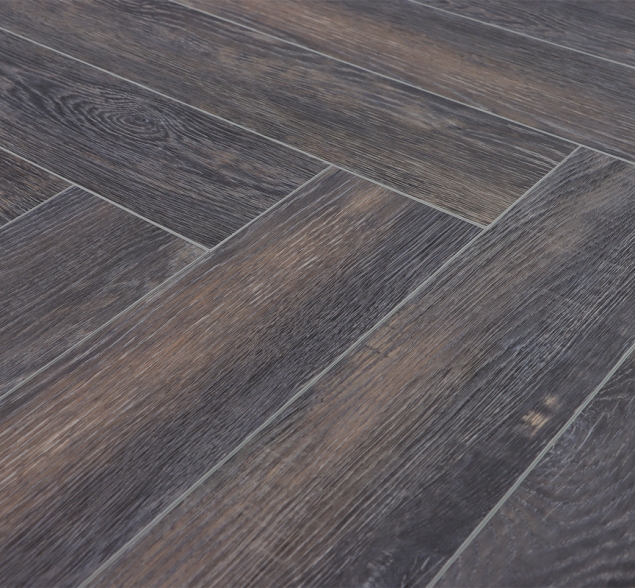 Виниловый ламинат SPC "Cronafloor" Herringbone Дуб Бордо (640*128*4,5 мм) — купить в Орске