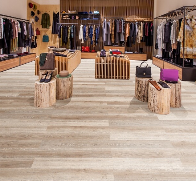 SPC ламинат "CronaFloor" Nano 4V Дуб Светлый (1200*180*3,5 мм) — купить в Орске