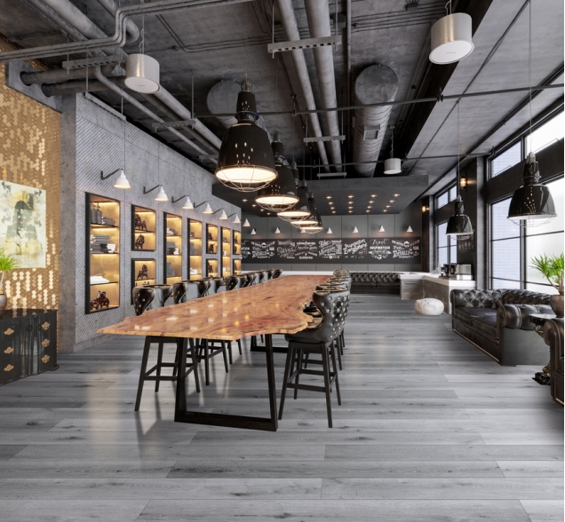 SPC ламинат "CronaFloor" Wood 4V Дуб Серый (1200*180*4 мм) — купить в Орске