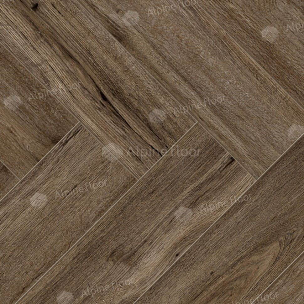 Ламинат "Alpine Floor" Herringbone Дуб Бордо (606*101*8 мм) — купить в Орске