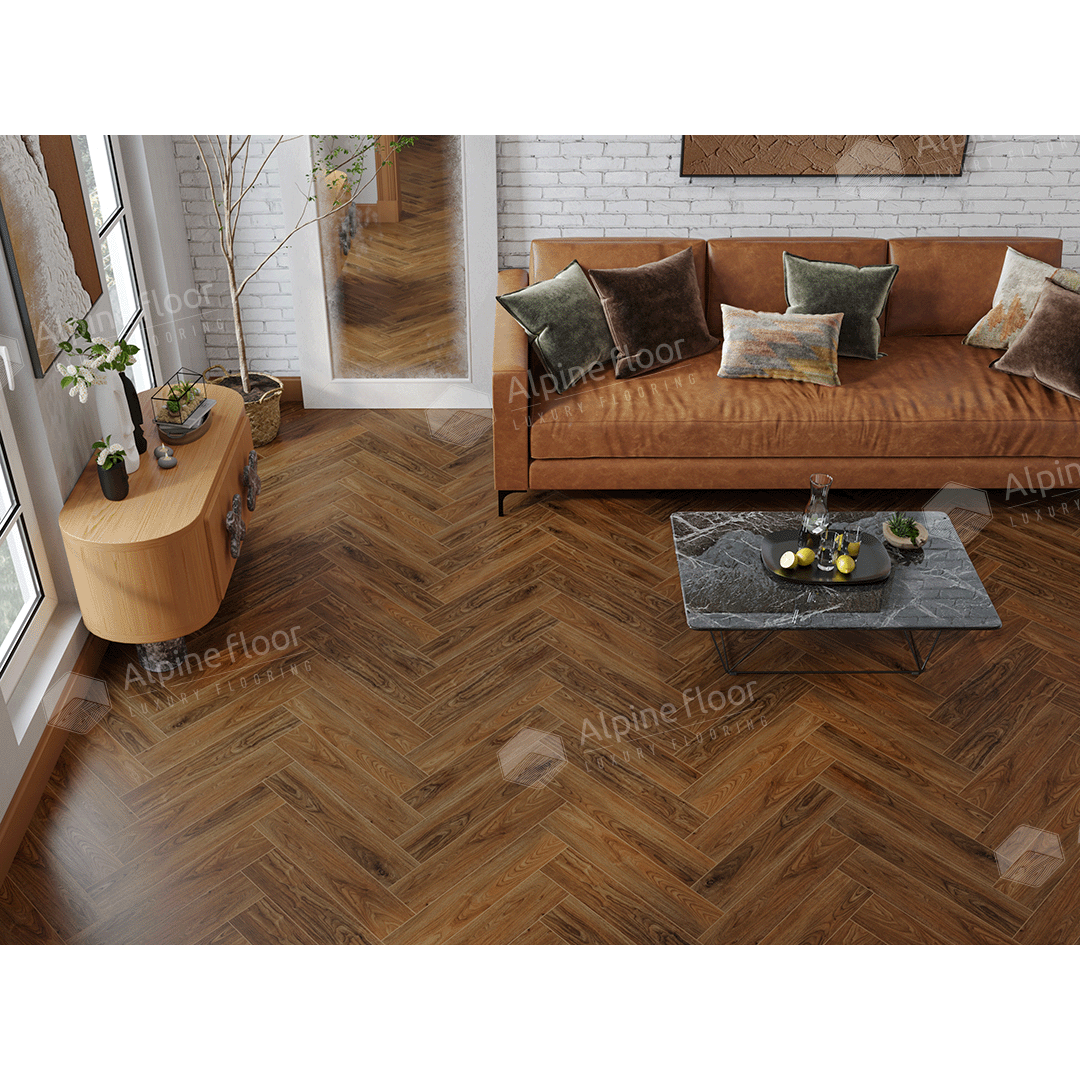 SPC ламинат "Alpine Floor" Орех Кенари (600*125*4 мм) — купить в Орске