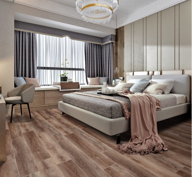 SPC ламинат "CronaFloor" Wood 4V Дуб Охрид (1200*180*4 мм) — купить в Орске