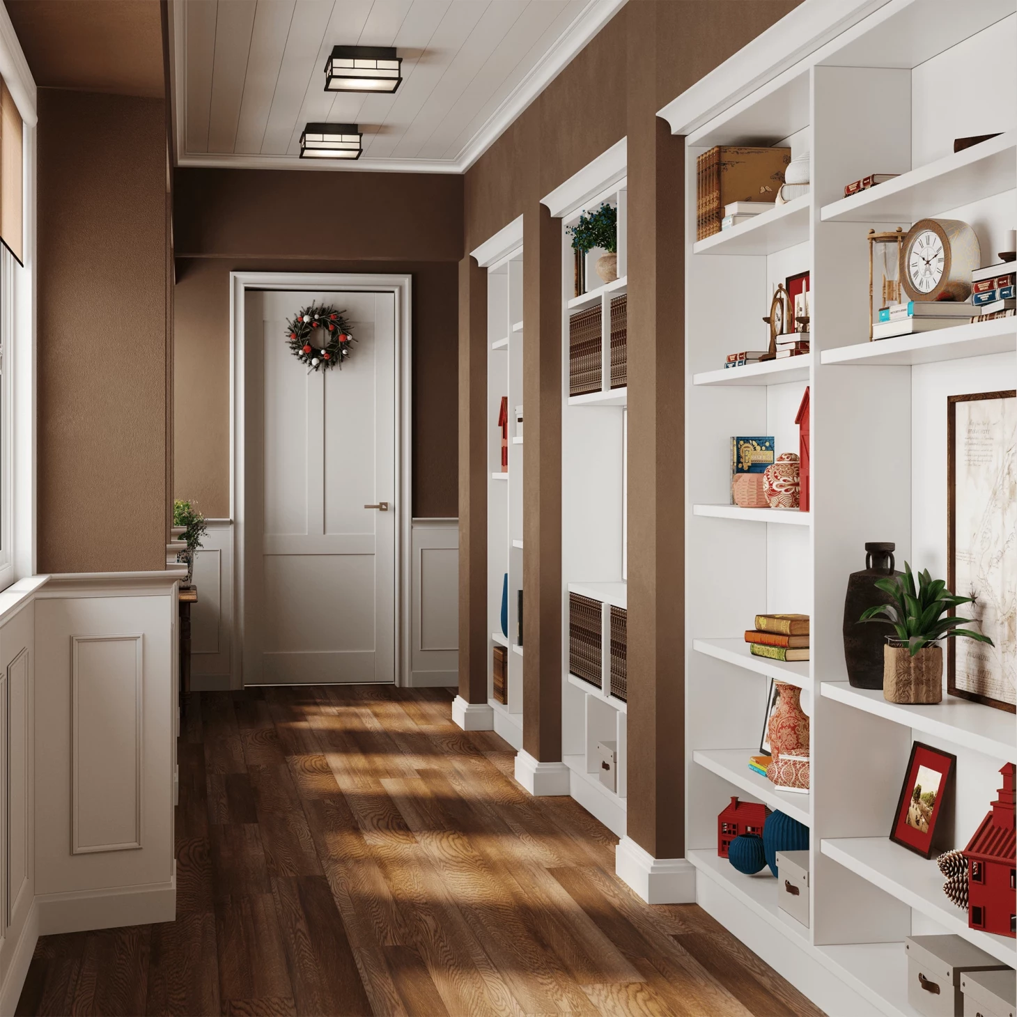 SPC плитка для пола Орех (1220*180*4 мм) — купить в Орске