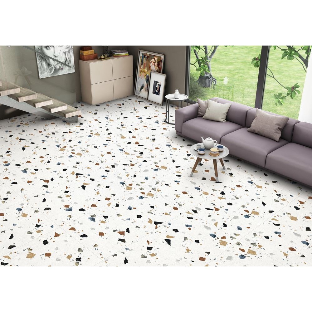 Керамогранит "Ennface" 600*1200 Frammenti Матовый Белый — купить в Орске