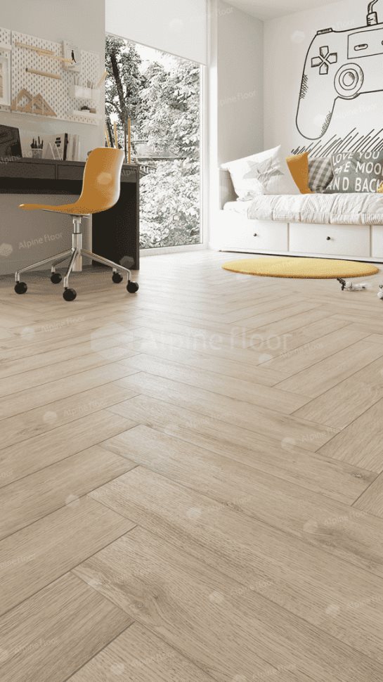 Виниловый ламинат "Alpine Floor" Parquet Light Дуб Медия (600*125*4 мм) — купить в Орске