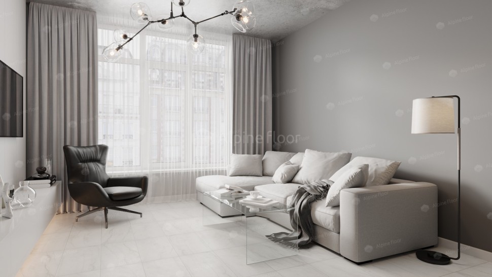 Виниловая плитка "Alpine Floor" Light Stone Брайс (608*303*2,5 мм) — купить в Орске