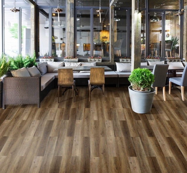 SPC ламинат "CronaFloor" Wood 4V Дуб Чак (1200*180*4 мм) — купить в Орске