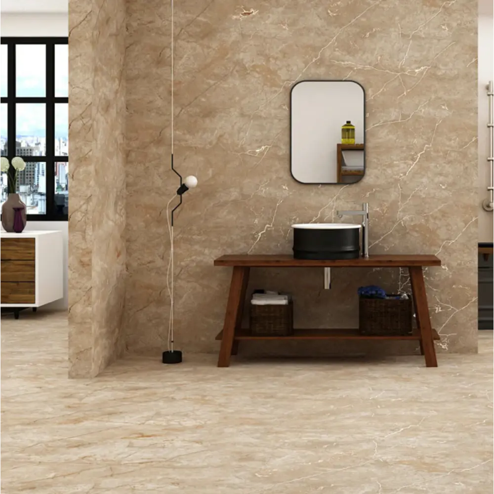 Керамогранит "Sonex" Mostaco natural карвинг 60x120см цвет светло-коричневый с прожилками — купить в Орске