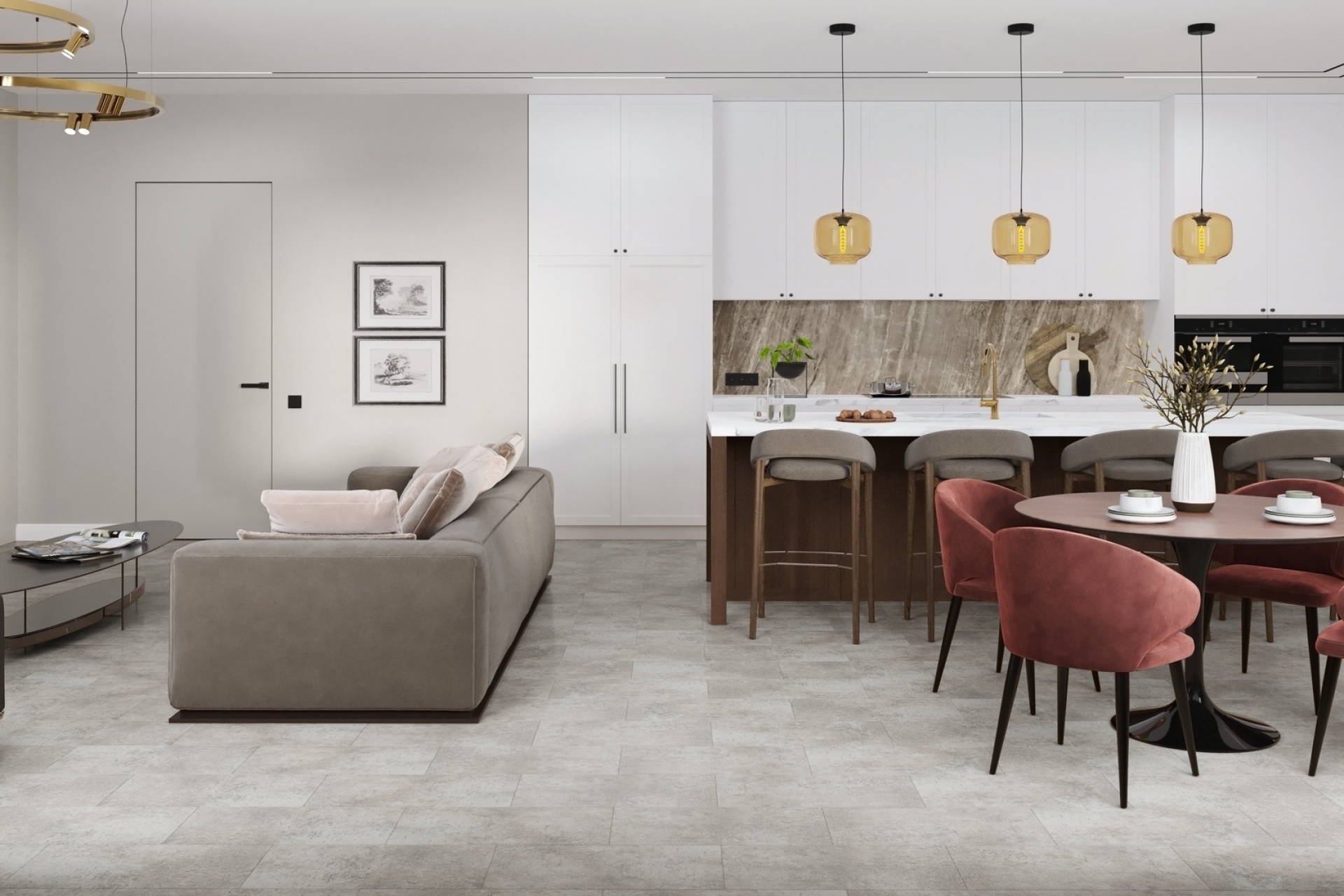 SPC плитка «Damy Floor» Фудзияма (610*305*5 мм) — купить в Орске