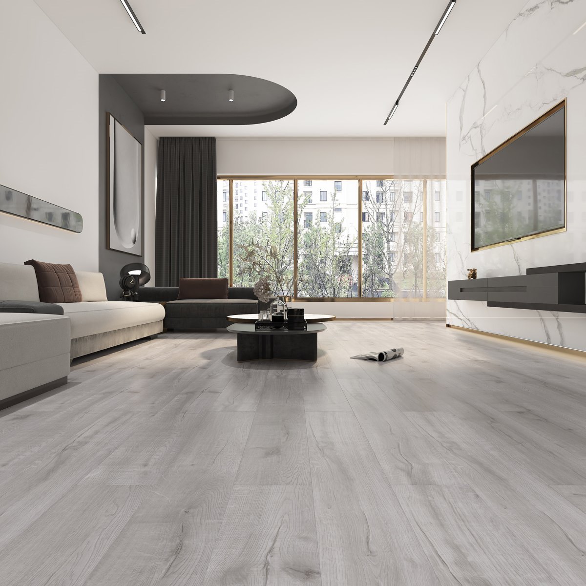 SPC ламинат "OneFloor" ЕСО 5050 (4V фаска) (1220*184*4 мм) — купить в Орске