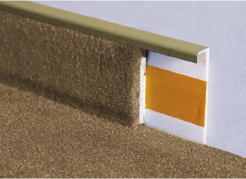 Плинтус для ковролина "Korner" Listwa бежевый (2500*13,8*50 мм) — купить в Орске
