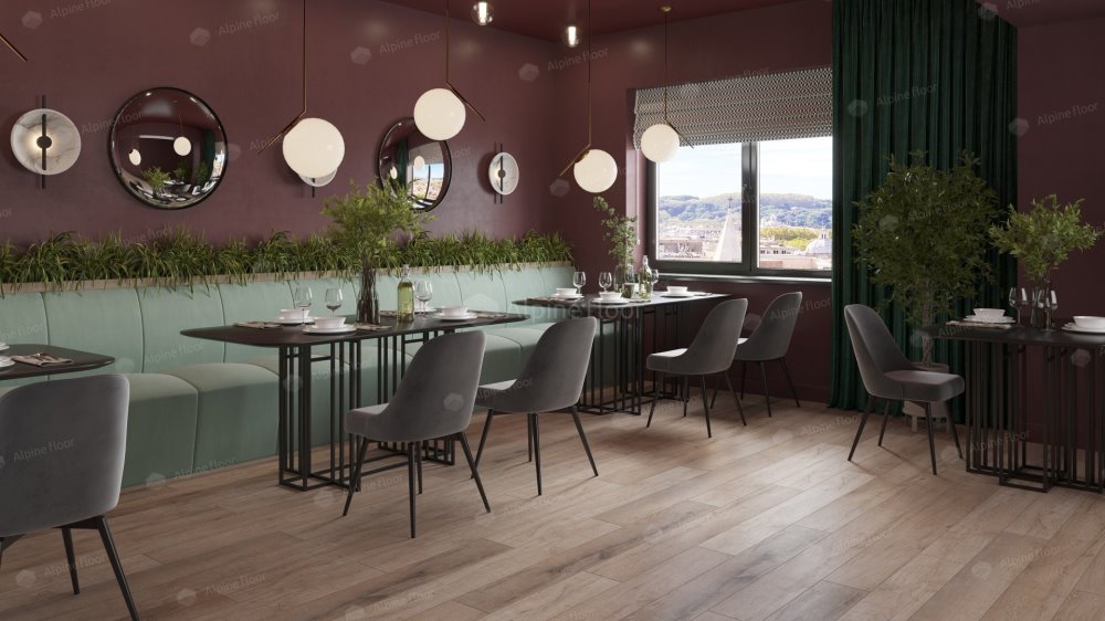 SPC Ламинат "Alpine Floor" Дуб персиковый (1220*183*8 мм) — купить в Орске