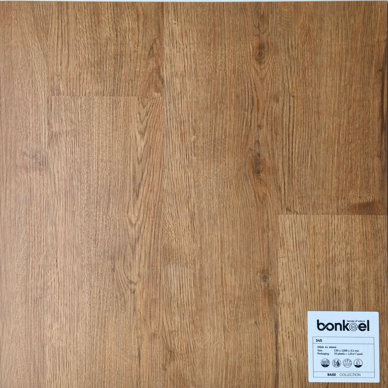 Плитка ПВХ "Bonkeel" Base New 345 (1220*150*3,5 мм) — купить в Орске