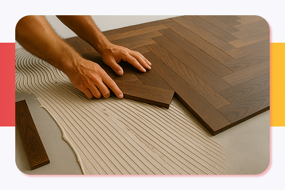 Укладка паркета и паркетной доски