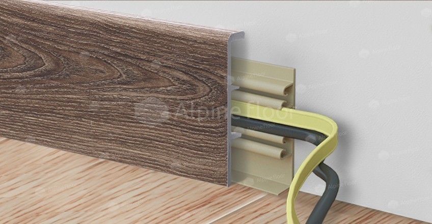 Напольный плинтус Rico Concept 80 Дуб фисташковый (2200*20*80 мм) — купить в Орске