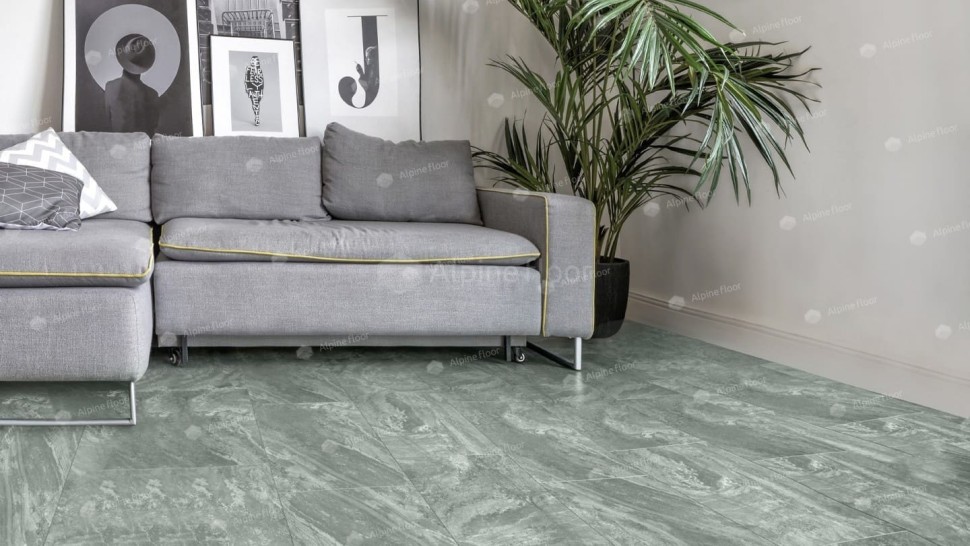 Виниловая плитка "Alpine Floor" Light Stone Хэмпшир (608*303*2,5 мм) — купить в Орске