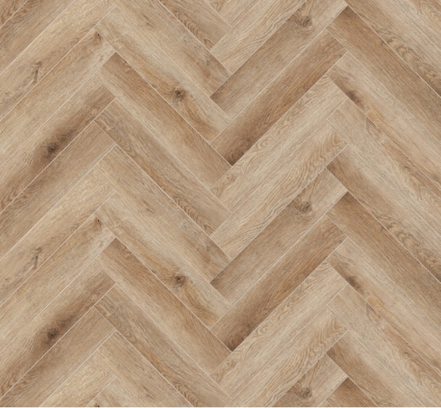 Виниловый ламинат SPC "Cronafloor" Herringbone Дуб Монпелье (640*128*4,5 мм) — купить в Орске