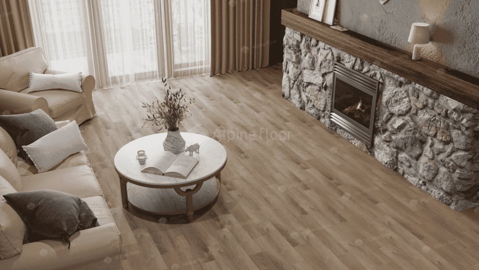 Виниловый ламинат "Alpine Floor" Parquet Light Дуб Синистра (600*125*4 мм) — купить в Орске