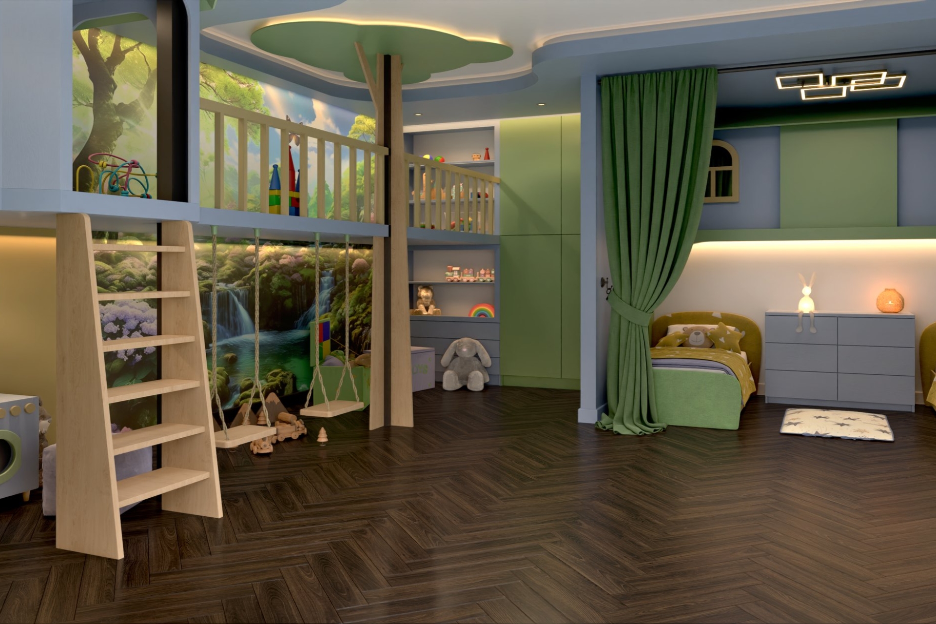 Инженерный паркет «Damy Floor» Каштановый (укладка елочкой) — купить в Орске