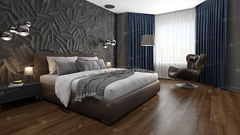 SPC Ламинат "Alpine Floor" Дуб шоколадный (1220*183*8 мм) — фото и характеристики